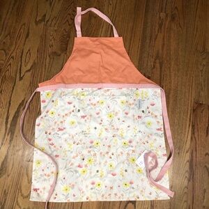 NWT Williams Sonoma pink floral apron